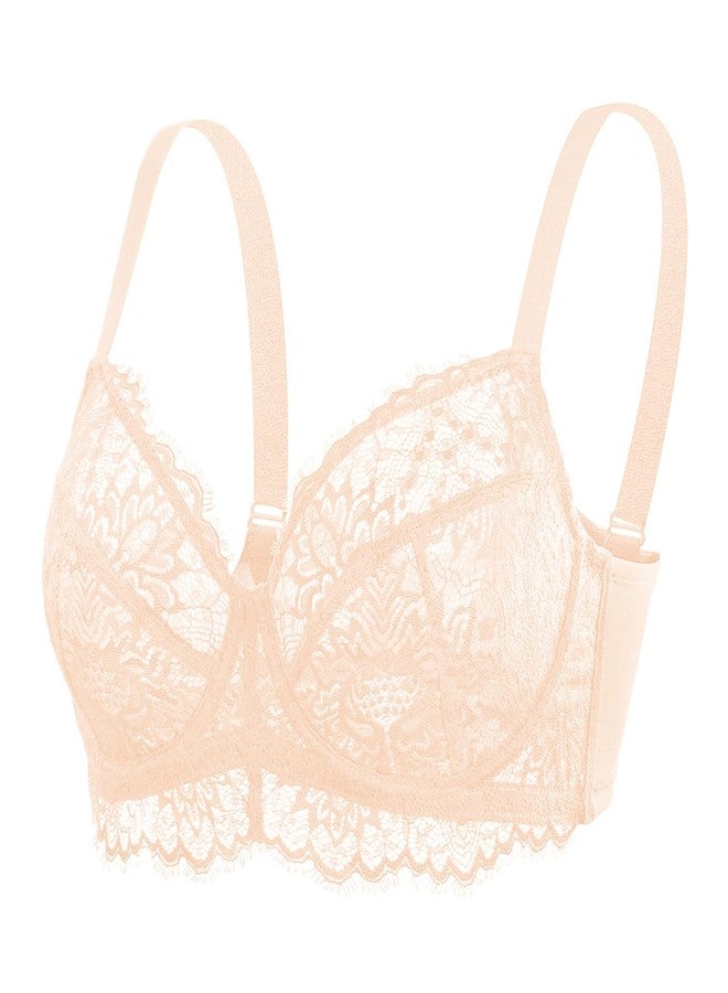 HSIA Minimizer Bra for Women - Plus Size Lace Full Coverage Womans Bra Unlined Underwire Bra for Heavy Breast - Image 5